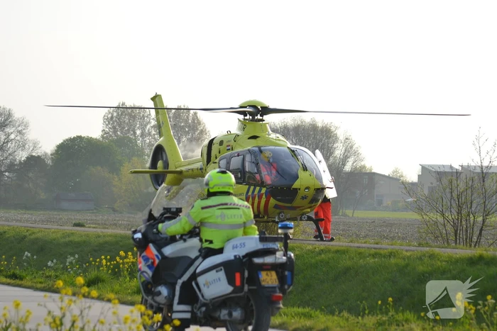 Traumahelikopter assisteert bij medische noodsituatie