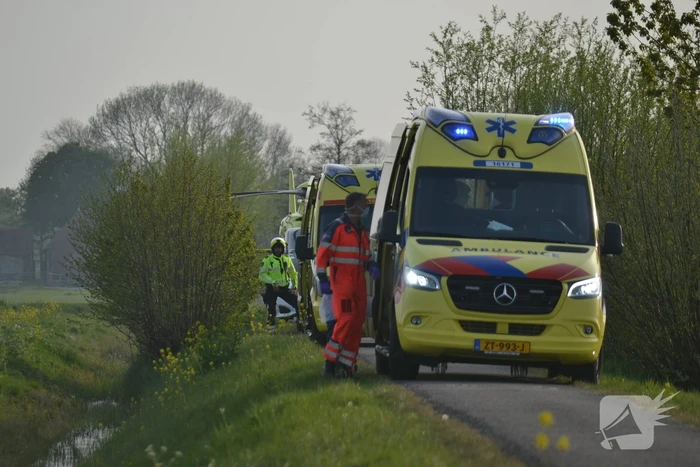 Traumahelikopter assisteert bij medische noodsituatie