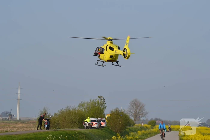 Traumahelikopter assisteert bij medische noodsituatie