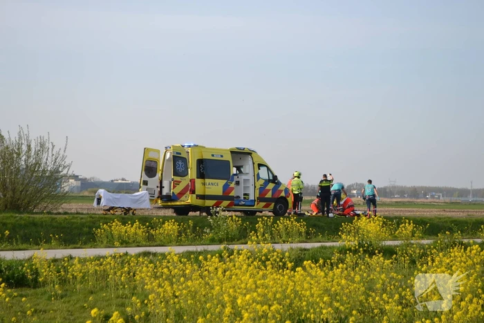 Traumahelikopter assisteert bij medische noodsituatie