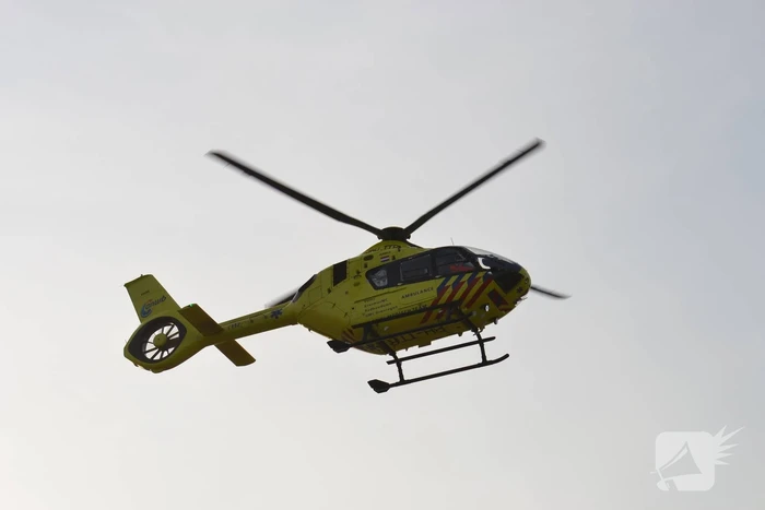 Traumahelikopter assisteert bij medische noodsituatie