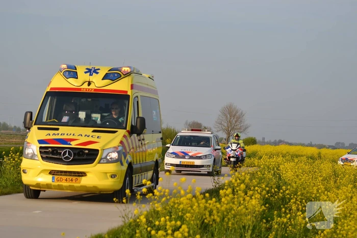 Traumahelikopter assisteert bij medische noodsituatie