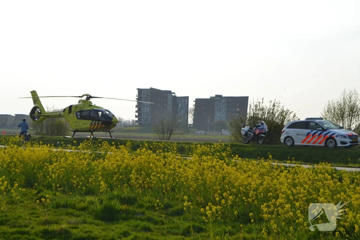 Traumahelikopter assisteert bij medische noodsituatie