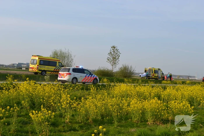 Traumahelikopter assisteert bij medische noodsituatie