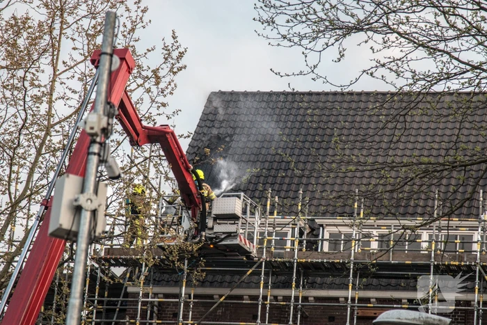 Forse brand op dak