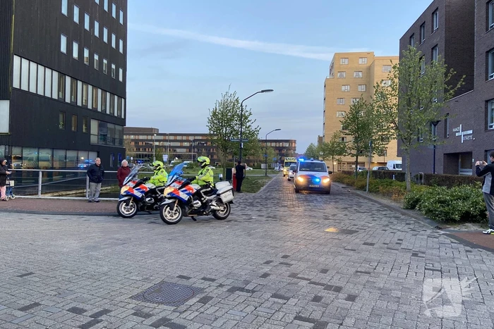 Lasershow voor zorgmedewerkers