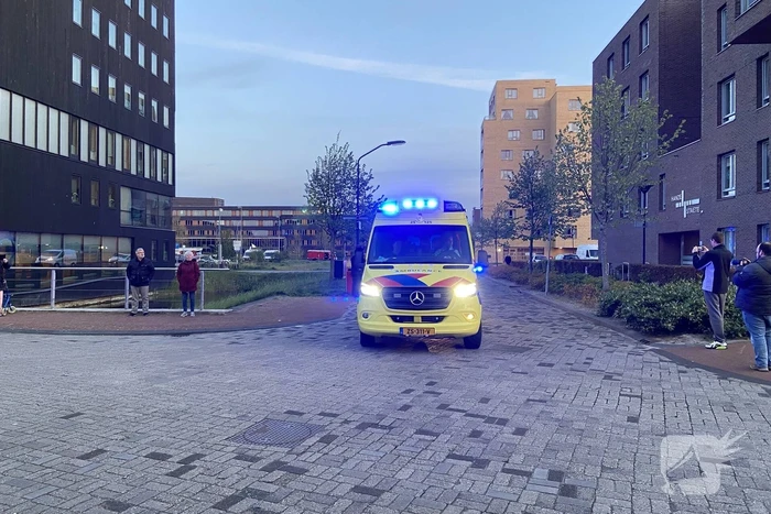 Lasershow voor zorgmedewerkers