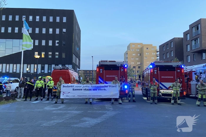 Lasershow voor zorgmedewerkers