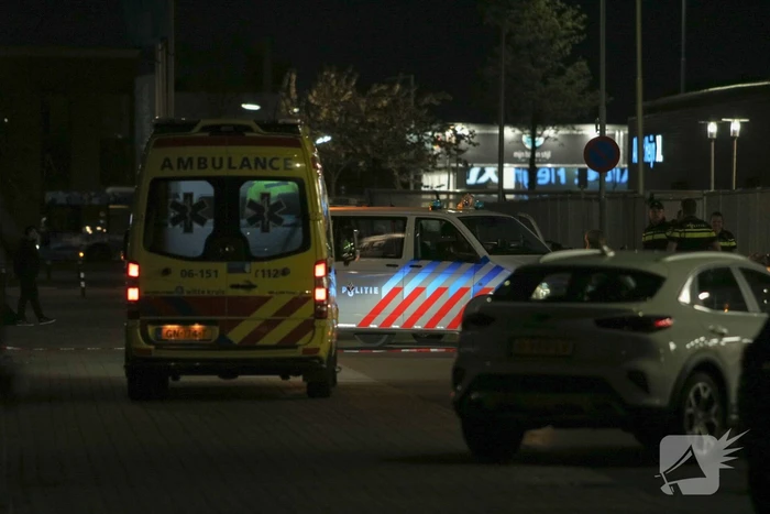 Motor klem gereden door politie
