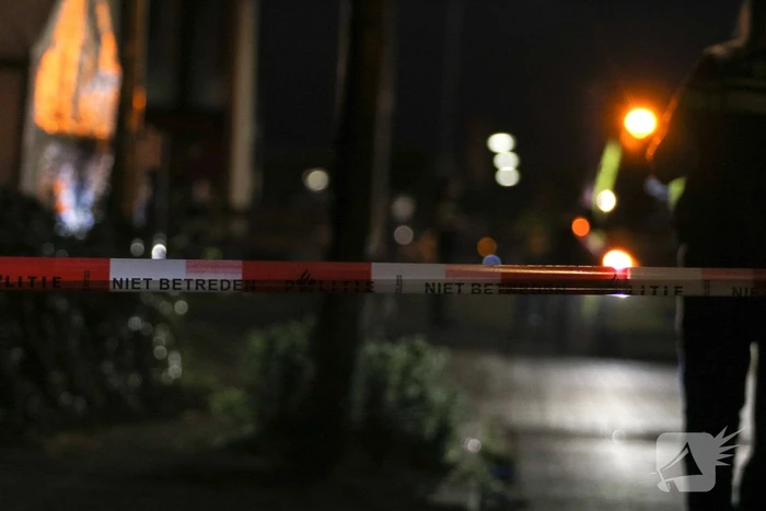 Motor klem gereden door politie