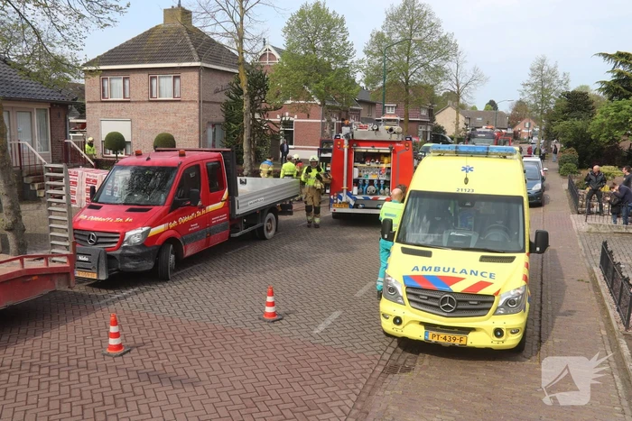 Man bedolven onder puin bij sloopwerkzaamheden