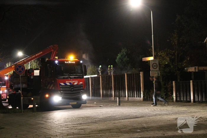 Veel rook bij brand in garageboxen