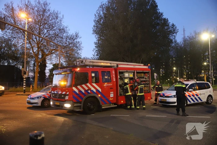 Veel schade bij aanrijding op kruising