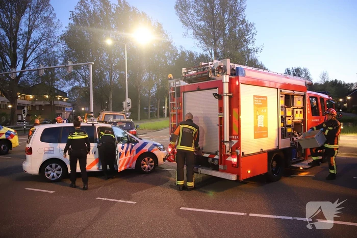 Veel schade bij aanrijding op kruising
