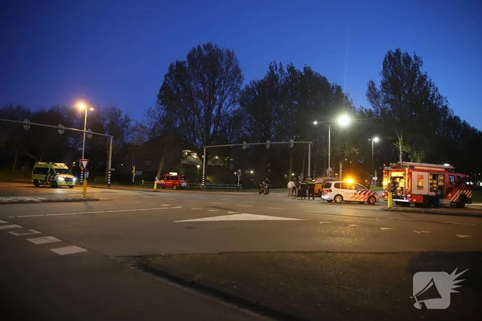 Veel schade bij aanrijding op kruising