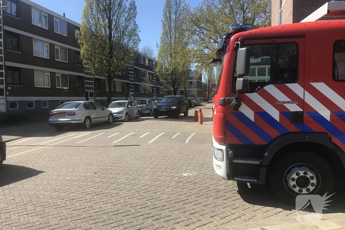 Vreemde lucht in kelderbox van flat