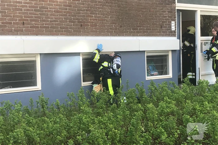 Vreemde lucht in kelderbox van flat