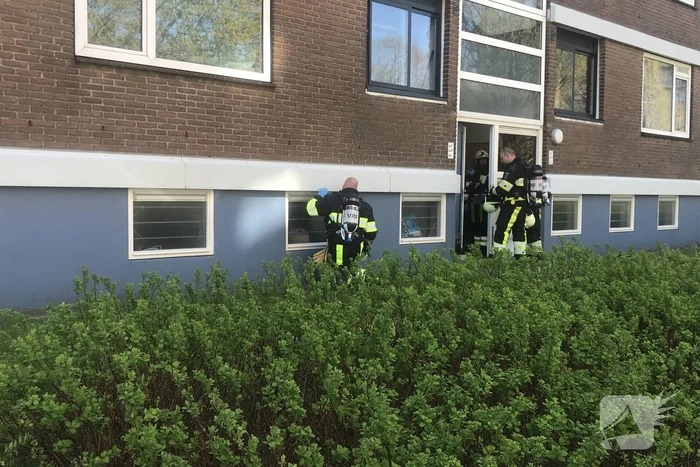 Vreemde lucht in kelderbox van flat