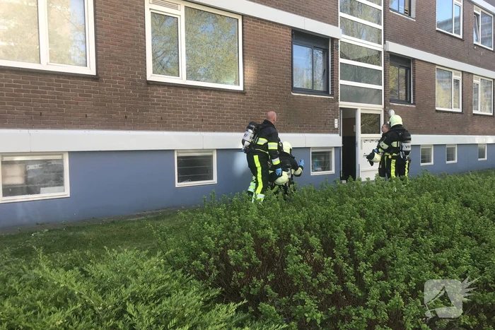 Vreemde lucht in kelderbox van flat