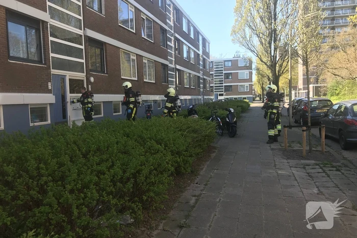 Vreemde lucht in kelderbox van flat