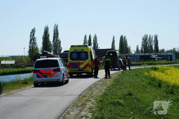Man raakt gewond na ongeval
