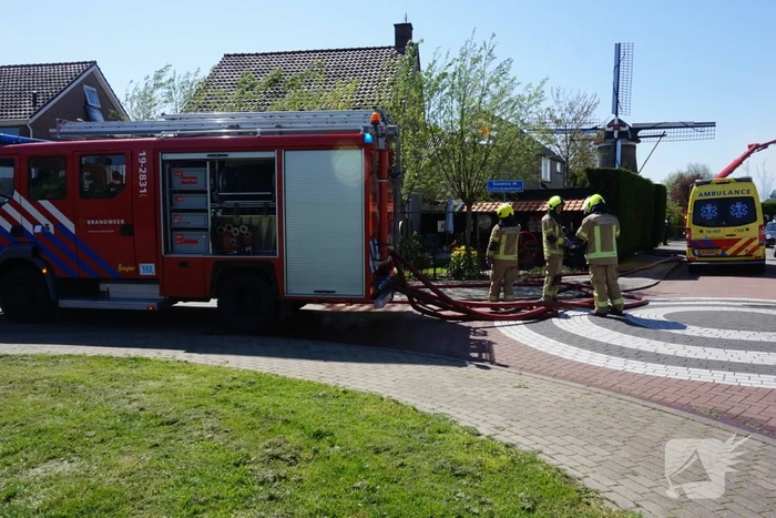 Persoon gewond bij uitslaande brand in schuur