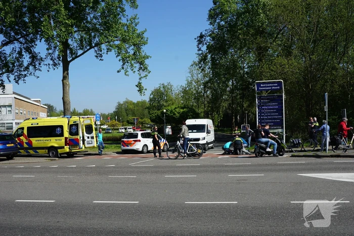 Scooterrijder gewond na ongeval
