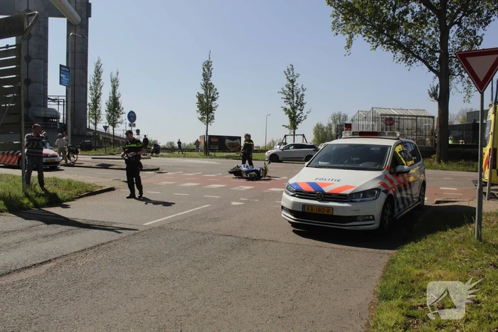 Scooterrijder gewond na ongeval