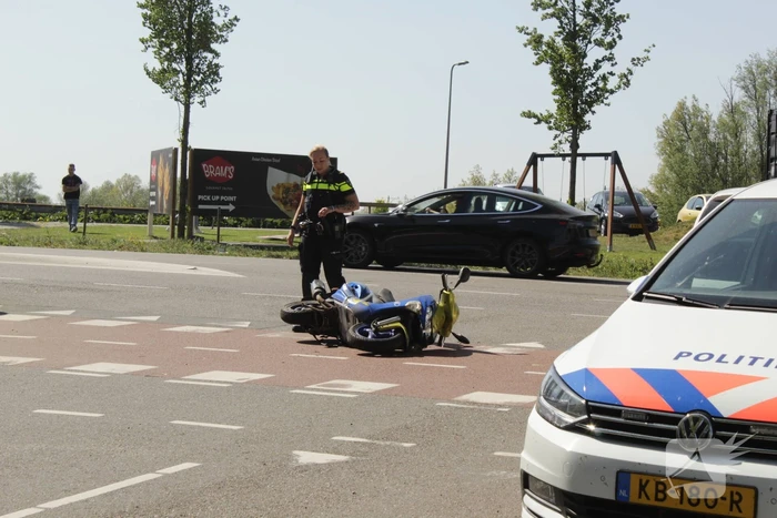 Scooterrijder gewond na ongeval