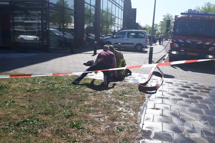 Brand in keuken van woning