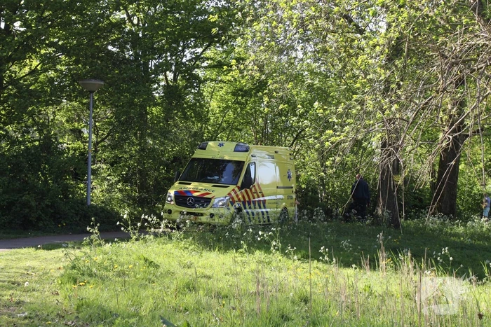 Fietsster gewond na val