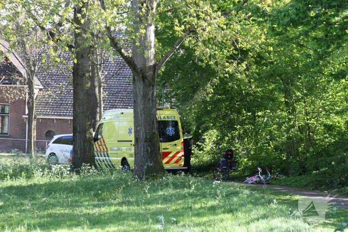 Fietsster gewond na val