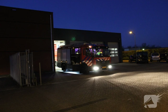 Brandweer peloton naar bosbrand Limburg