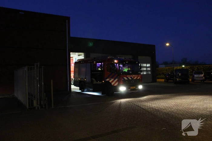 Brandweer peloton naar bosbrand Limburg