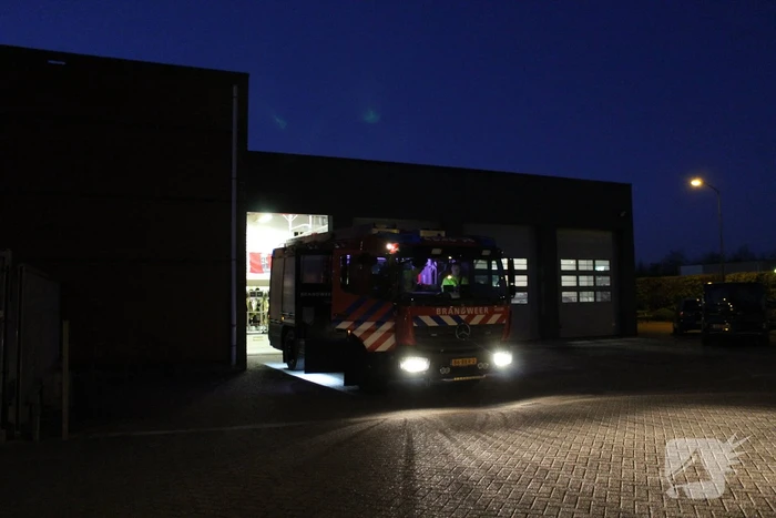 Brandweer peloton naar bosbrand Limburg