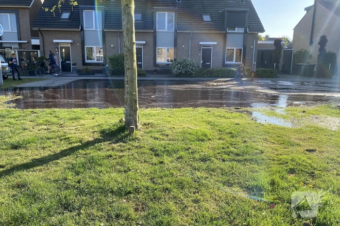 Waterballet na gesprongen leiding