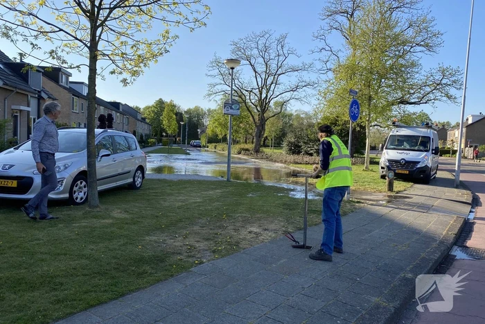 Waterballet na gesprongen leiding