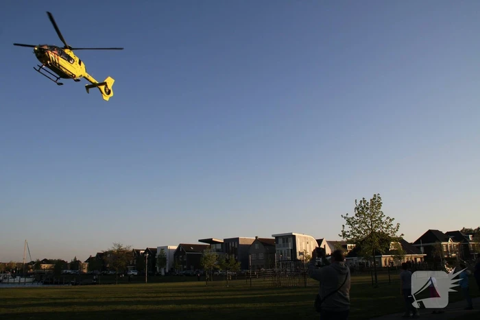 Traumahelikopter inzet trekt veel bekijks