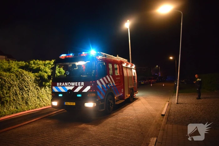 Veel rook bij grote brand is schuur