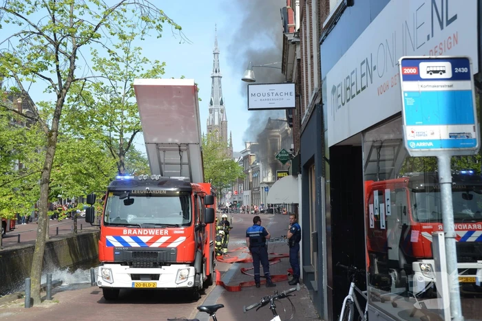 Grote brand bij Discus Muziek