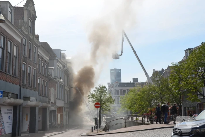 Grote brand bij Discus Muziek