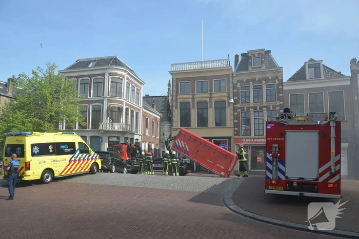 Grote brand bij Discus Muziek