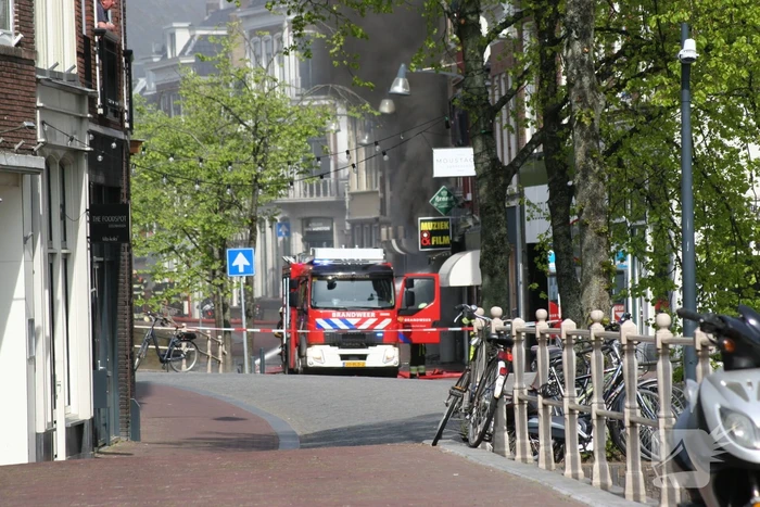 Grote brand bij Discus Muziek