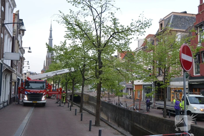 Grote brand bij Discus Muziek
