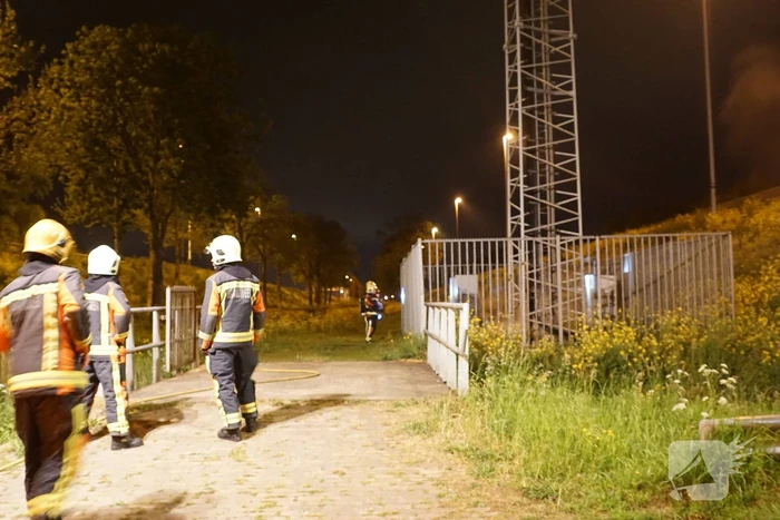 Brand in zendmast