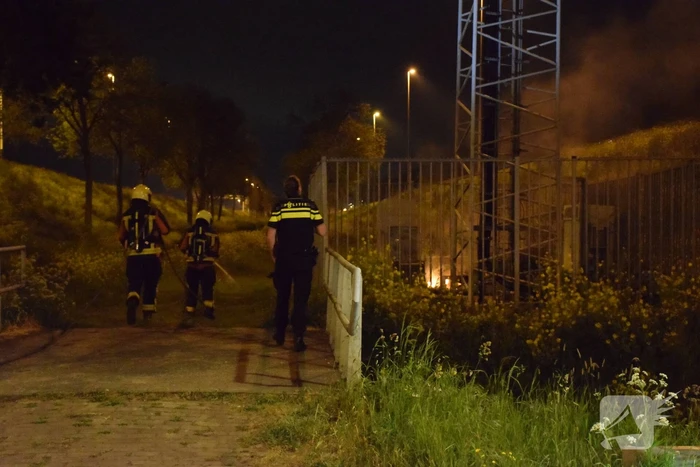 Brand in zendmast