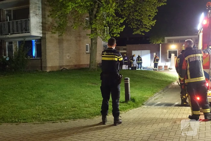 Opnieuw afvalbrand tegen gebouw Rode Kruis