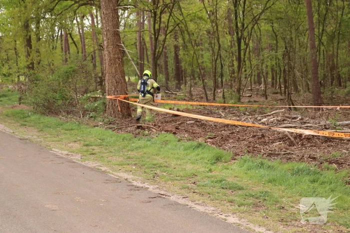 Meerdere vaten met mogelijk drugsafval gedumpt in bosschage
