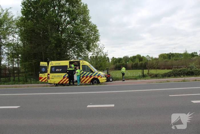 Man met driewieler belandt in sloot