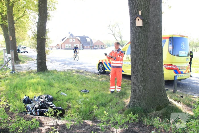 Motorrijder ernstig gewond bij ongeval op kruising